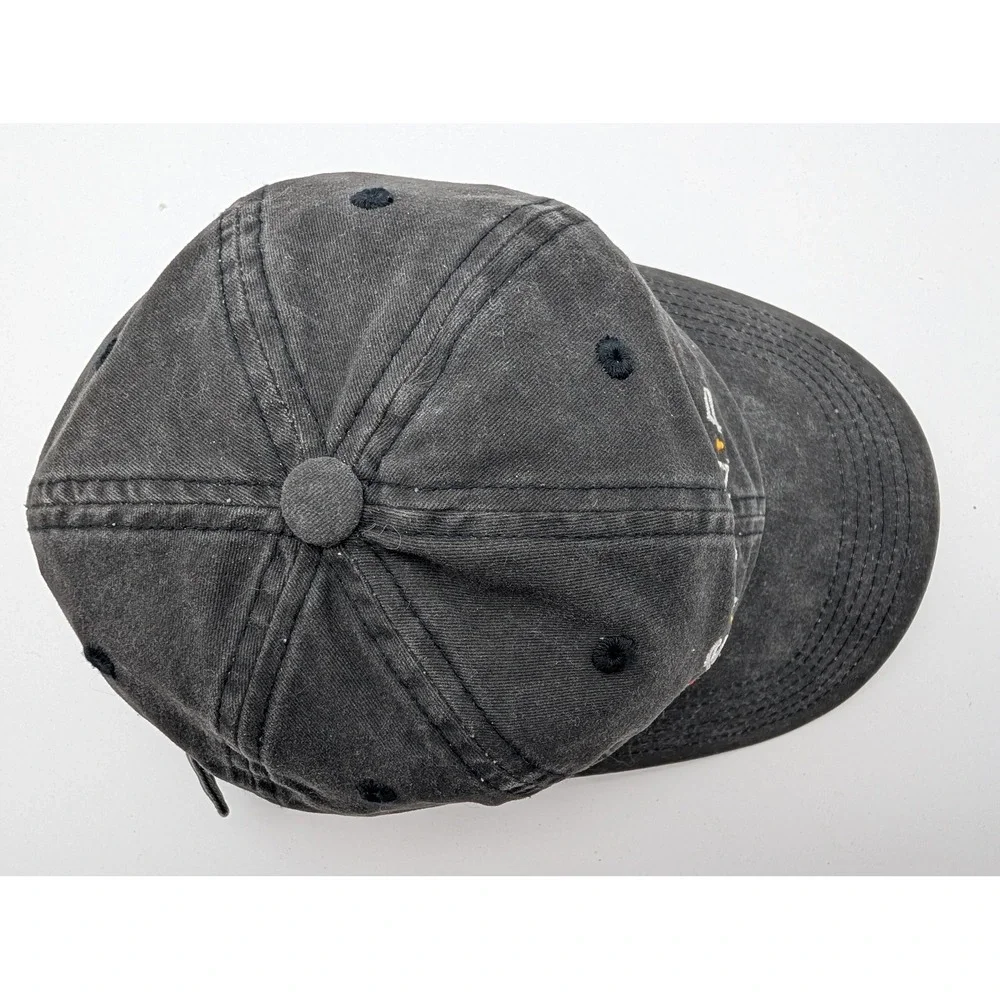 Port Authority Friends TV Show Logo Baseball Cap Hat Washed Black Adjustable